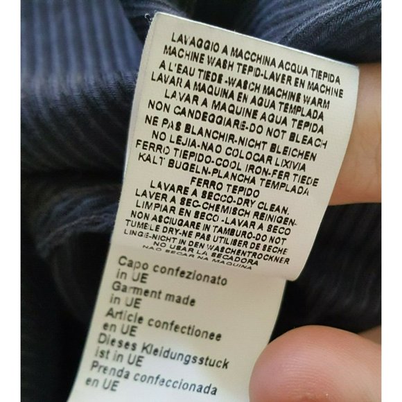 NARACAMICIE Men's XL Button Down Designer Dress Shirt Red White Blue Gray Italy - Picture 7 of 8